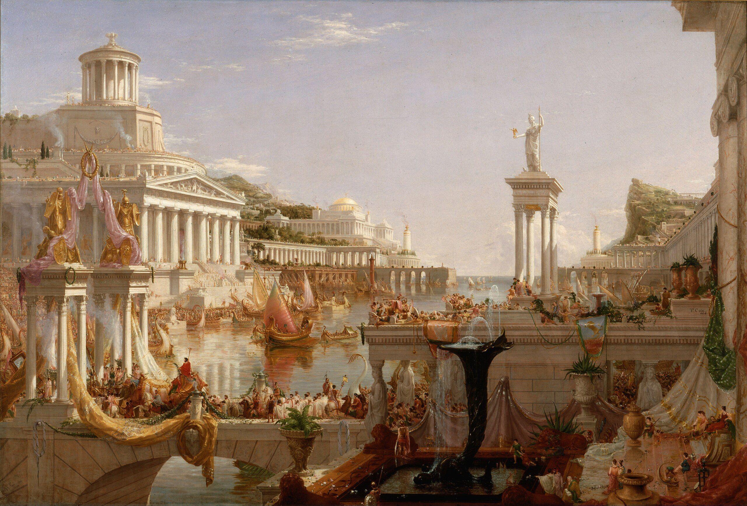 ‘The Consummation’ - By Thomas Cole - Exlore Thomas Cole, Public Domain, https://commons.wikimedia.org/w/index.php?curid=183030